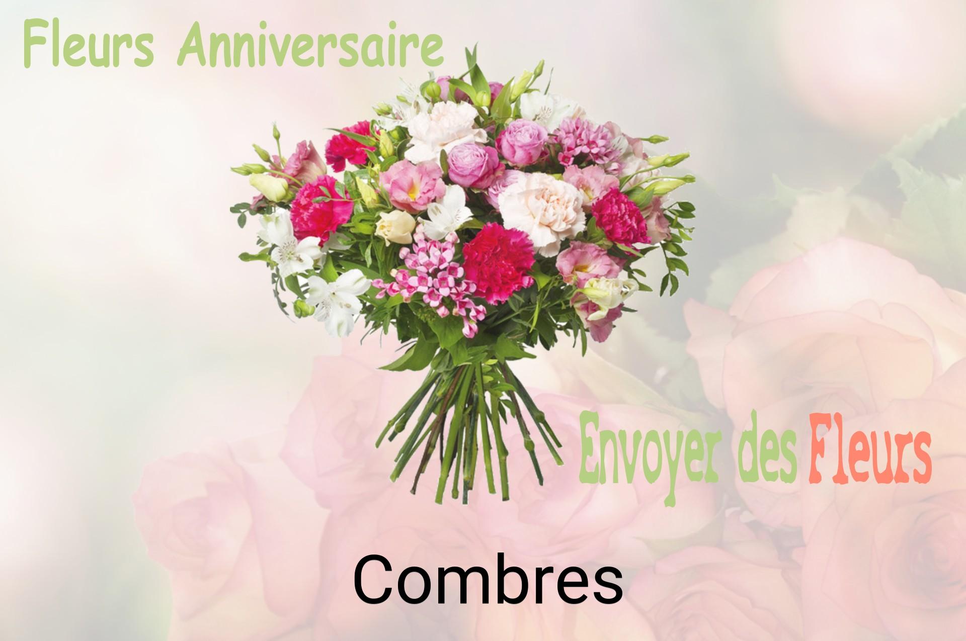 Bouquet de fleurs d’anniversaire livré à Combres