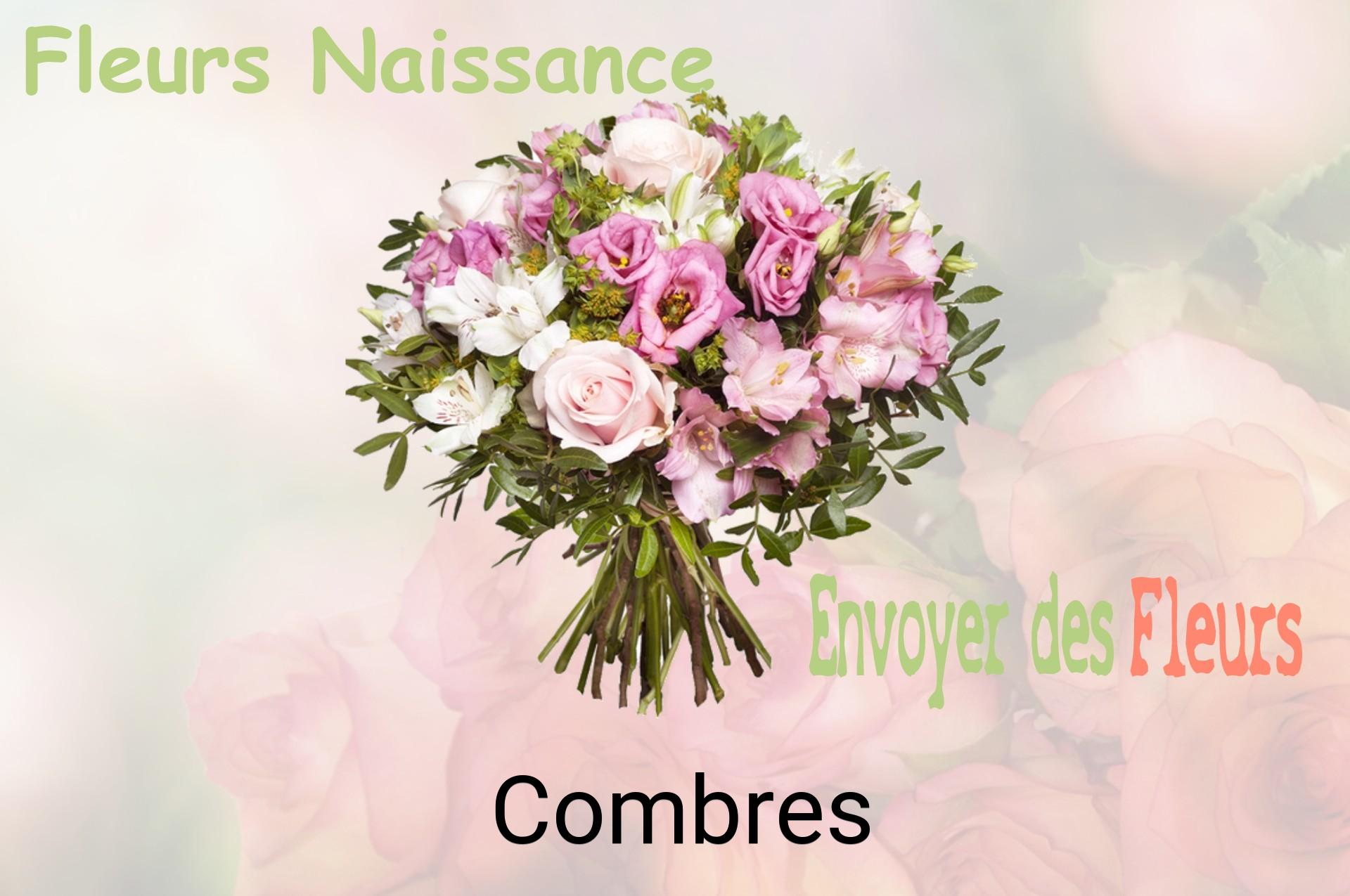 Bouquet de fleurs de naissance livré à Combres